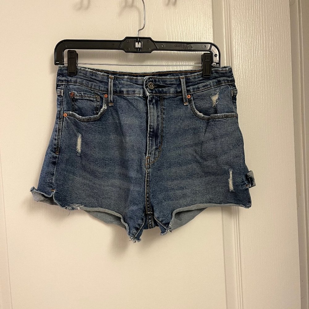 High rise shorts